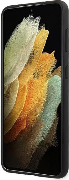 Ovitek Ferrari Off Track za Samsung Galaxy S21, usnje, črn