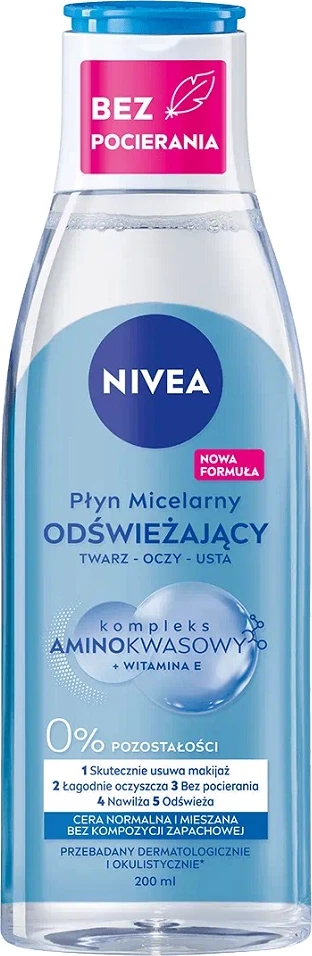 Micelarna voda za ženske Nivea MicellAIR Refreshing, 200 ml