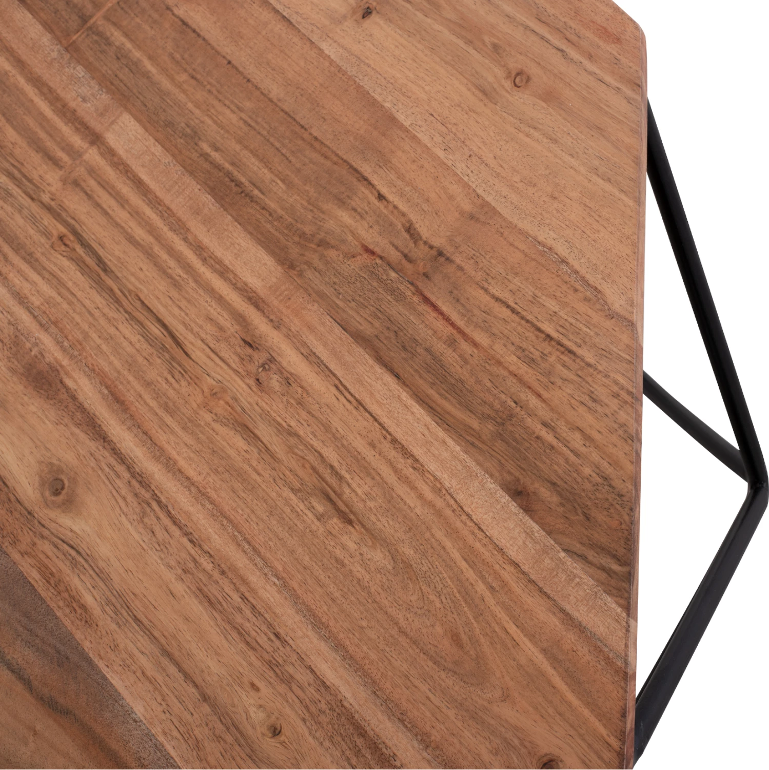 Klubska miza FH8777.11 iz akacijevega lesa Φ82x40H