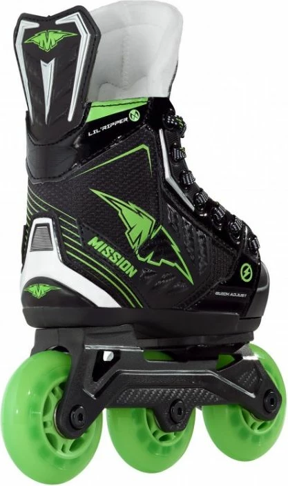 Otroške nastavljive ročke Mission, črno-zelene