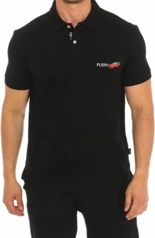 Polo majica Plein Sport, moška, črna Polo majica Plein Sport, moška, črna