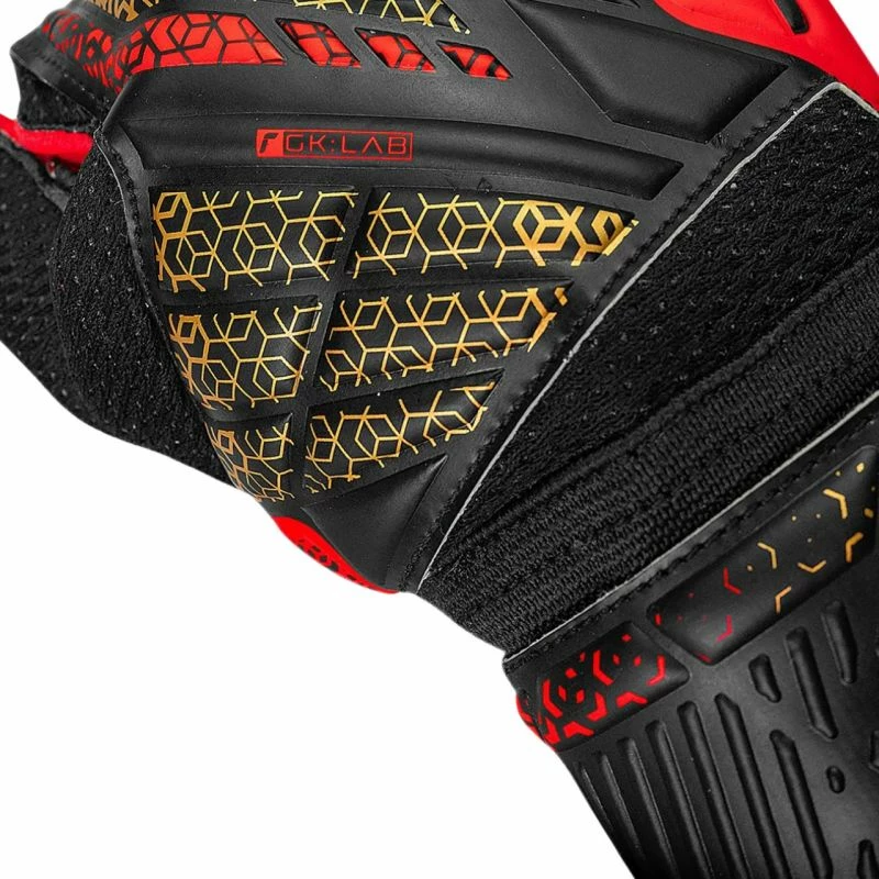 Rokavice za vratarja Reusch, za moške in ženske, črne in rdeče