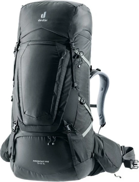 Nahrbtnik Deuter Aircontact Pro 75+10 SL za ženske, grafit
