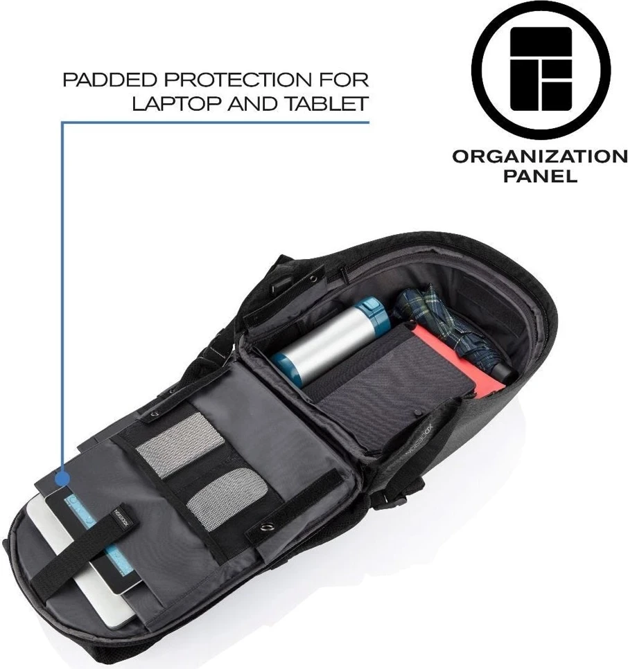 Protivlomna čantа XD DESIGN BOBBY HERO REGULAR, siva