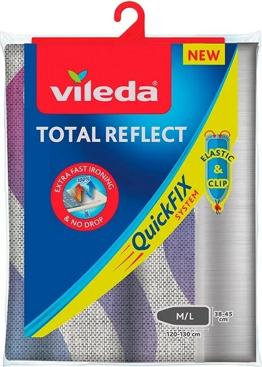 Dekorativna prevleka za likalnik Vileda Total Reflect, 120-130x38-45 cm