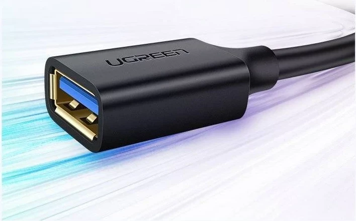 Podaljševalni USB 3.0 kabel 1 m, črn — UGREEN 10368B Podaljševalni USB 3.0 kabel 1 m, črn — UGREEN 10368B