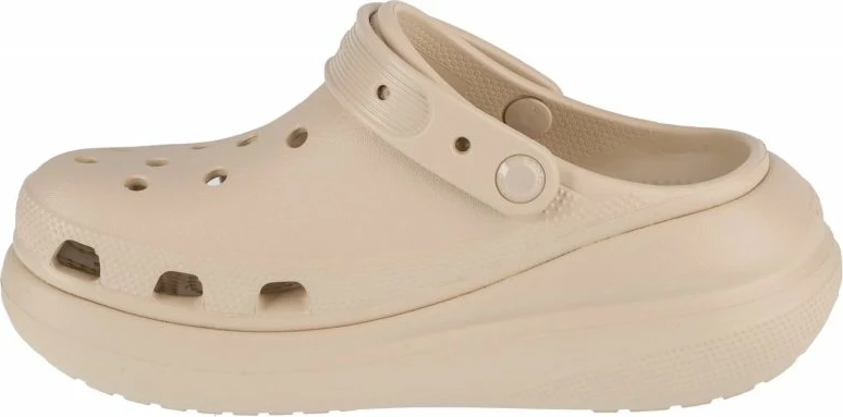 Ženske natikače Crocs, kremne barve