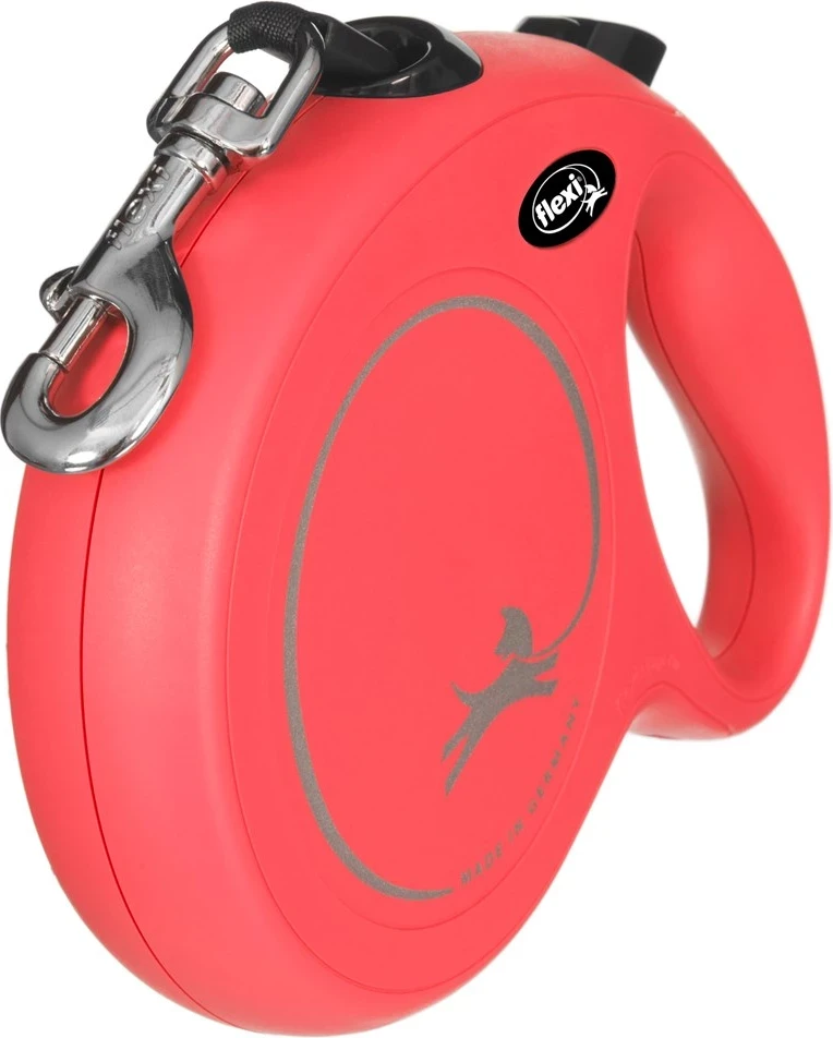 Raztegljiva povodec za pse Flexi, 5 m, oranžen