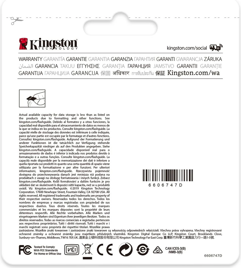 Kartica za pomnilnik Kingston High Endurance 64 GB MicroSD UHS-I Class 10