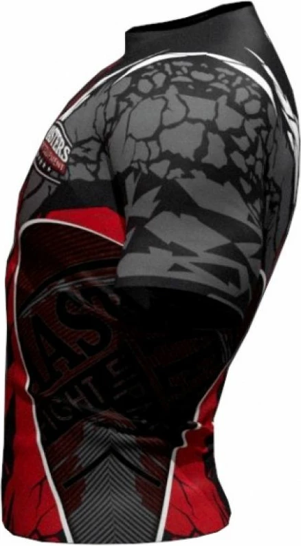 Majica za moške Masters, črna z rdečim