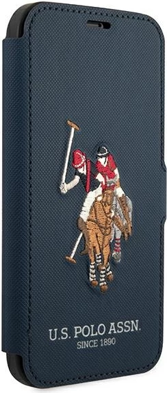 Ovitek za telefon Polo Embroidery Collection za iPhone 12 Pro Max, U.S. Polo Assn., granatna/mornarsko modra