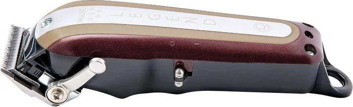 Brezžični brivnik Cordless Legend Wahl 08594-016, brez kabla, srebrno/burgundy