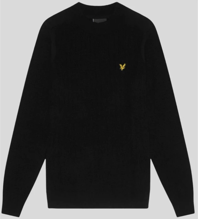 Pulover za moške Lyle & Scott, črn