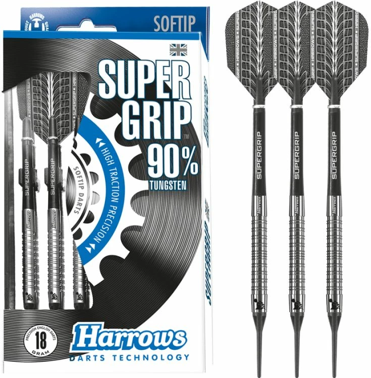 Športne softip puščice Harrows, unisex, črno/sive
