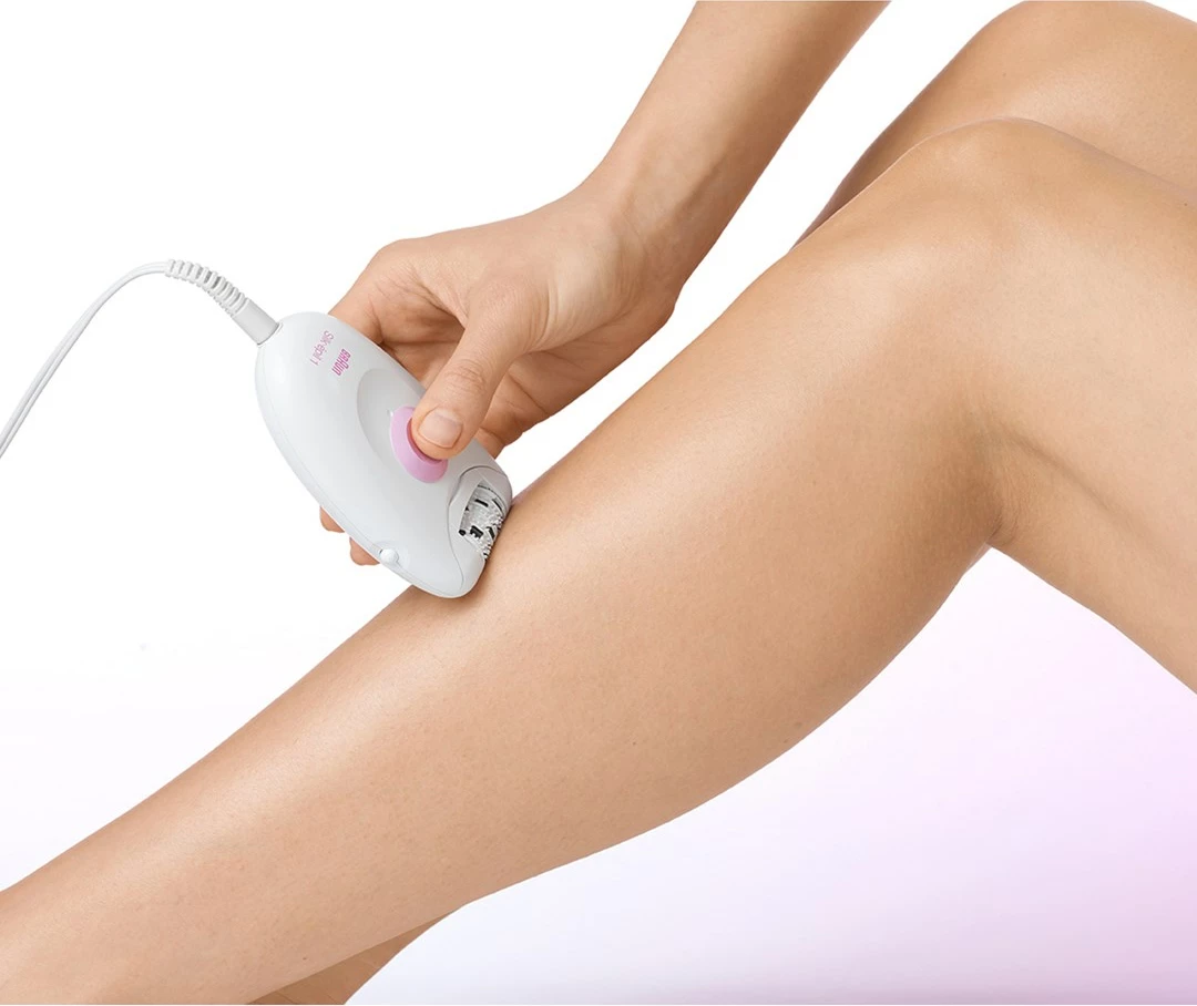 Epilator za učinkovito odstranjevanje dlak Braun Silk-épil 1 SE1-000, bel