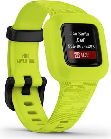 Pametna zapestnica Garmin vivofit jr. 3, MIP, silikonski pašček, zelena