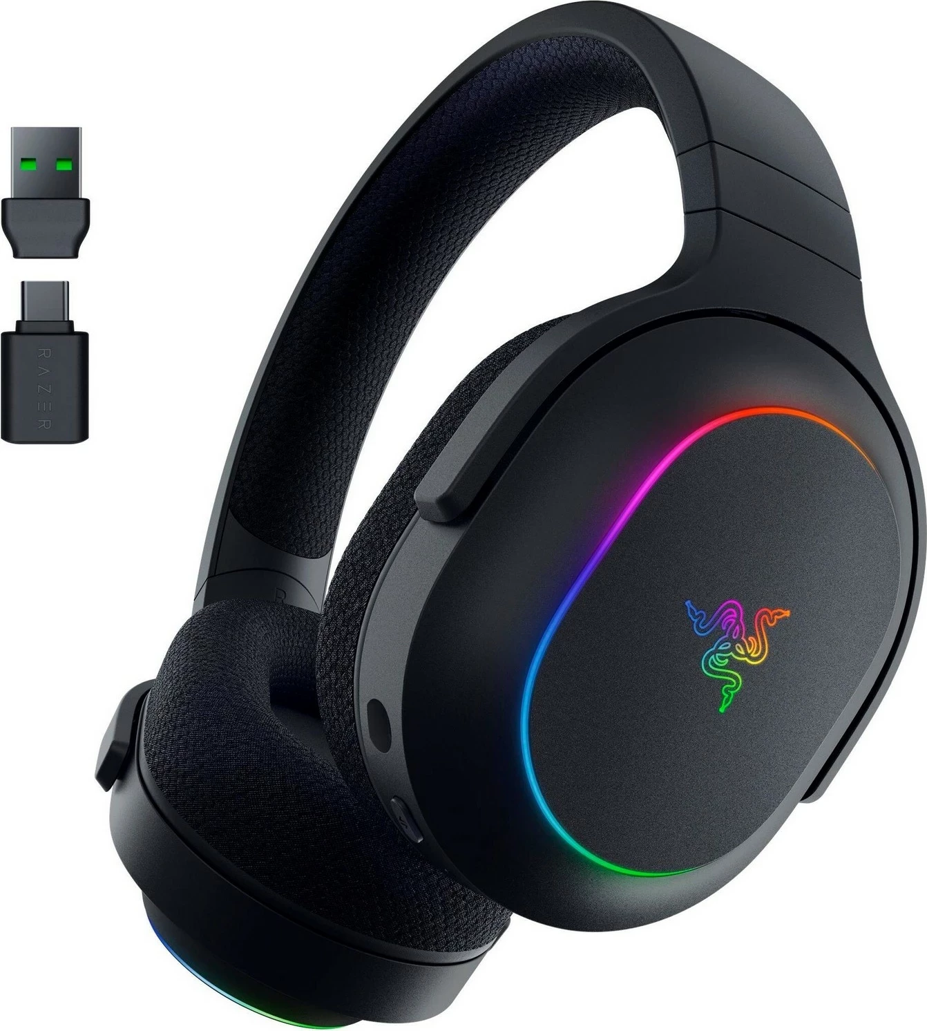 Brezžične slušalke Barracuda X Chroma, Razer, Bluetooth, USB-C, črne