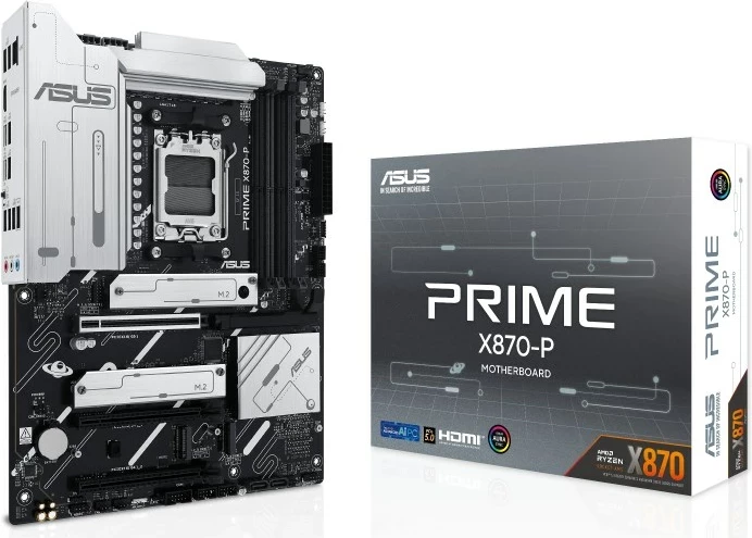 Plošča amë ASUS PRIME X870-P, Socket AM5, ATX, črna
