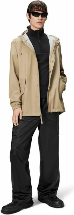 Fishtail jakna Rains, bež, unisex