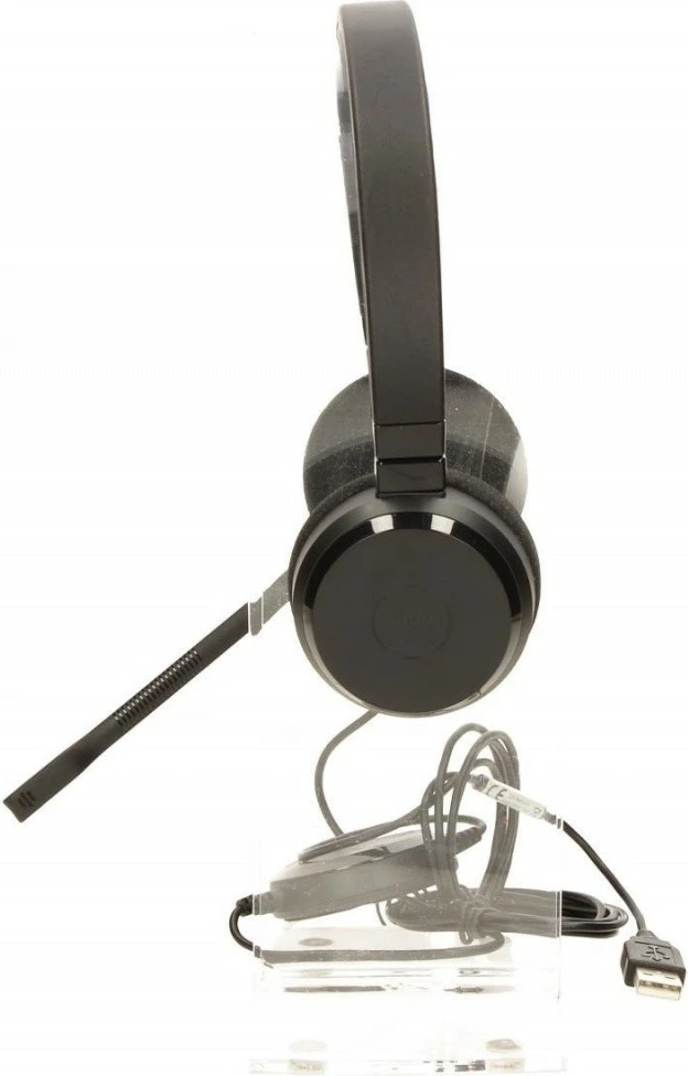 Slušalke z mikrofonom Jabra Evolve 20 Duo, USB, črne