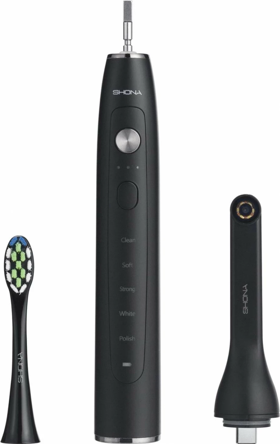 Sonična zobna ščetka Vision Pro Shona, črna