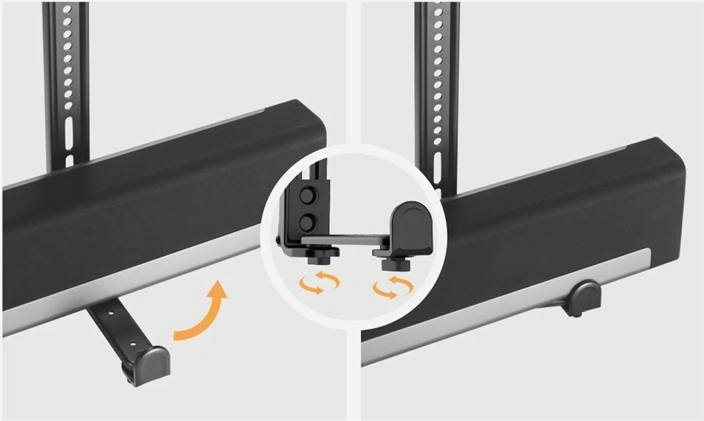 Univerzalni nosilec za soundbar Maclean MC-914, črn