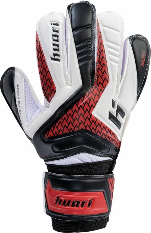 Rokavice za vratarje, otroške Huari, bele in rdeče
