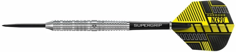 Darts puščice, Harrows NX-90, unisex, rumeno/sive