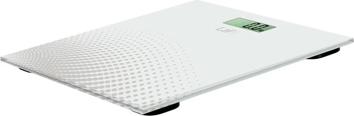 Elektronska kopalniška tehtnica Lafe WLS001.1, dekorativno steklo, bela