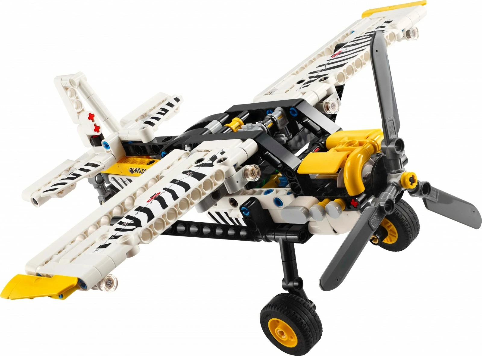 Transportno tovorno letalo z zebrastim vzorcem LEGO Technic 42198, 333 delov