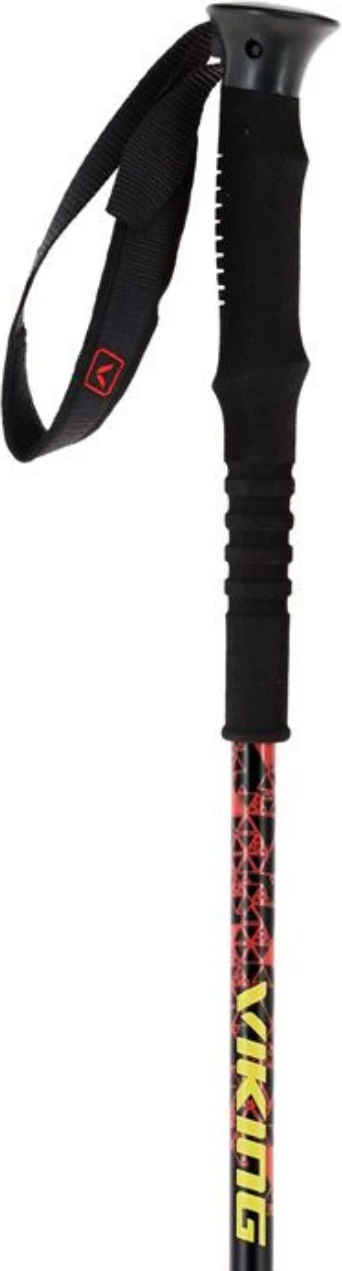 Pohodne palice Viking Lhotse 2.0, unisex, črno-rdeče