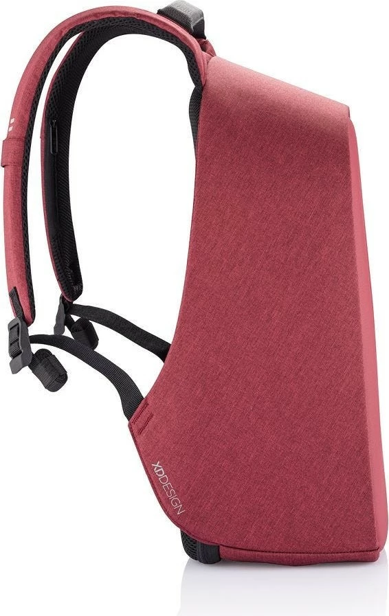 Protivlomni nahrbtnik XD DESIGN BOBBY HERO REGULAR, 16 L, za prenosnik 15,6", rdeč