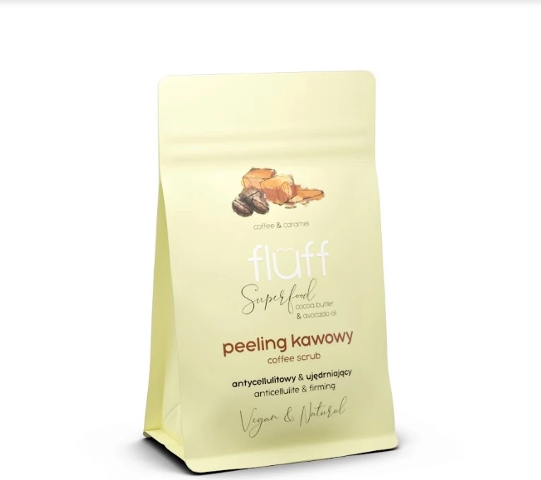 Peeling za telo Fluff Coffee Scrub Caramel 100 g, za ženske