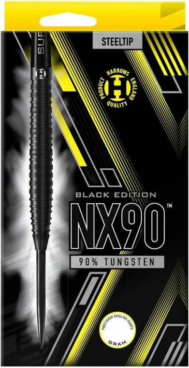 Visokokakovostne puščice Harrows NX90, črne