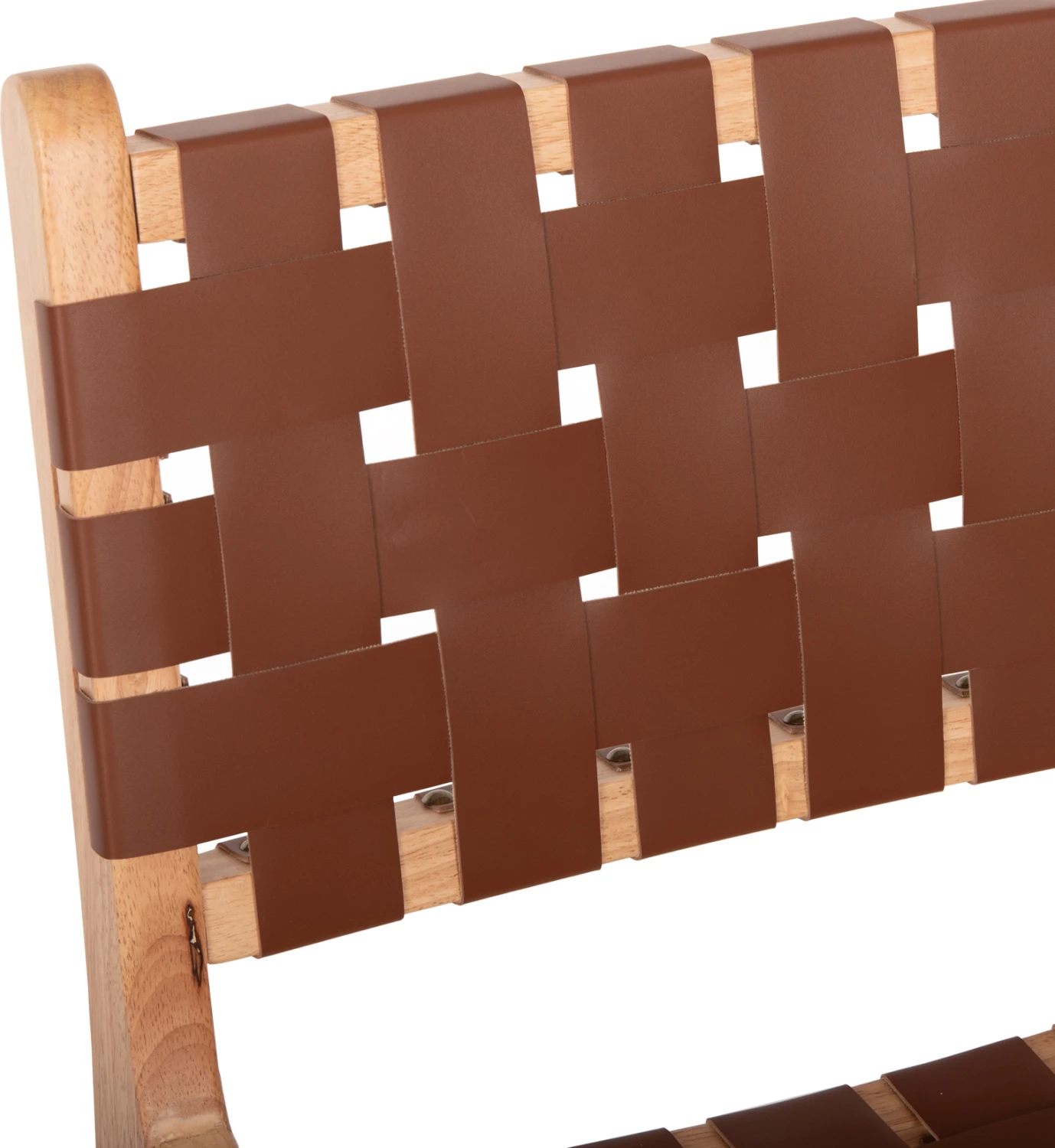 Barski stol FELIPE srednje višine FH9329.01 Toon les v naravni barvi-rjavi PU 45x47x94Hcm