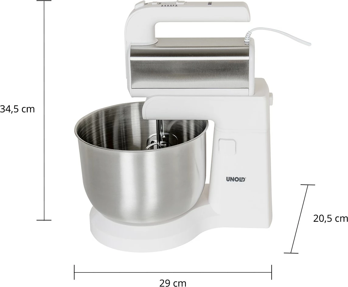 Rokni mešalnik, UNOLD 78720, 3,5 L, 500 W, bel Rokni mešalnik, UNOLD 78720, 3,5 L, 500 W, bel
