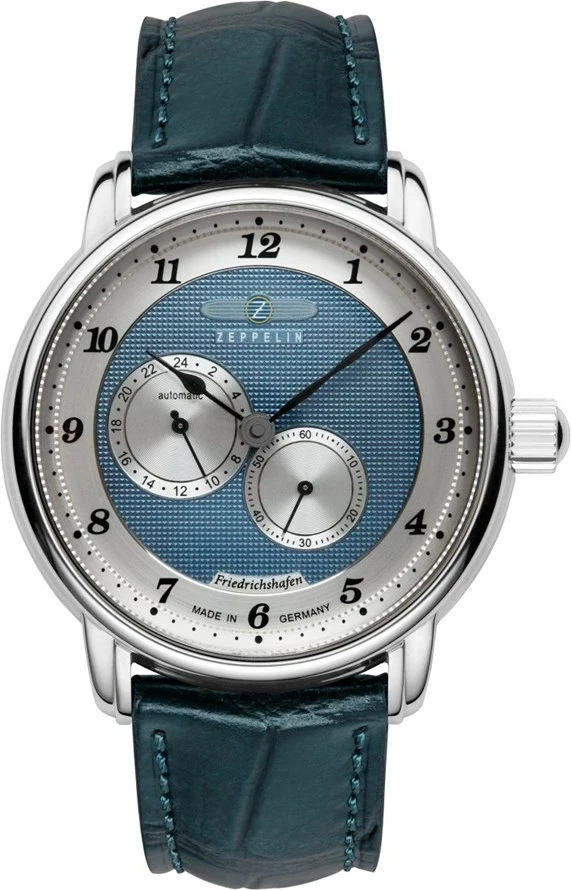 Elegantna ura Friedrichshafen 85683, 40 mm, modra - Zeppelin