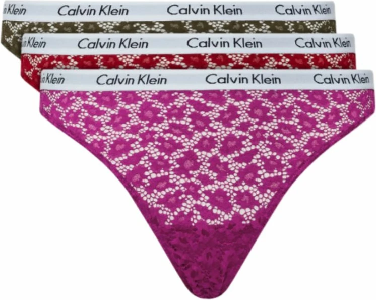 Bikini spodnje perilo za ženske Calvin Klein, 3 kosi, več barv
