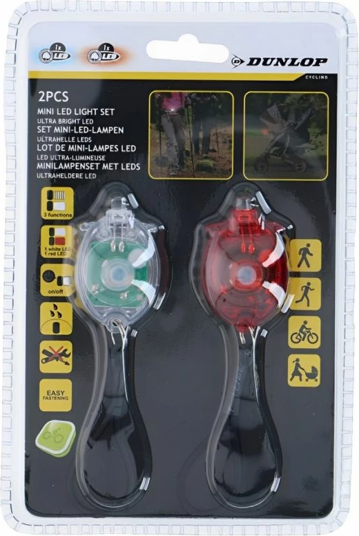 LED luči za kolo Dunlop, za moške in ženske