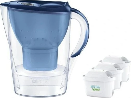 Filtrirni vrč 2,4 l z 3 filtri Maxtra Pro PP, modra - BRITA Marella