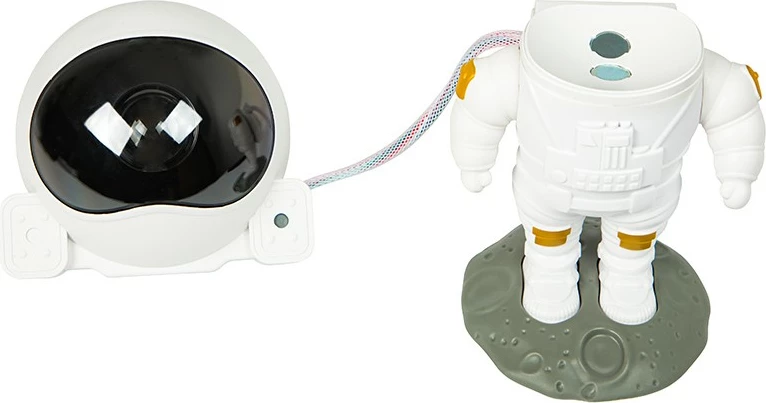 Nočna lučka z projektorjem, BLOW SKYSHOW astronaut, bela