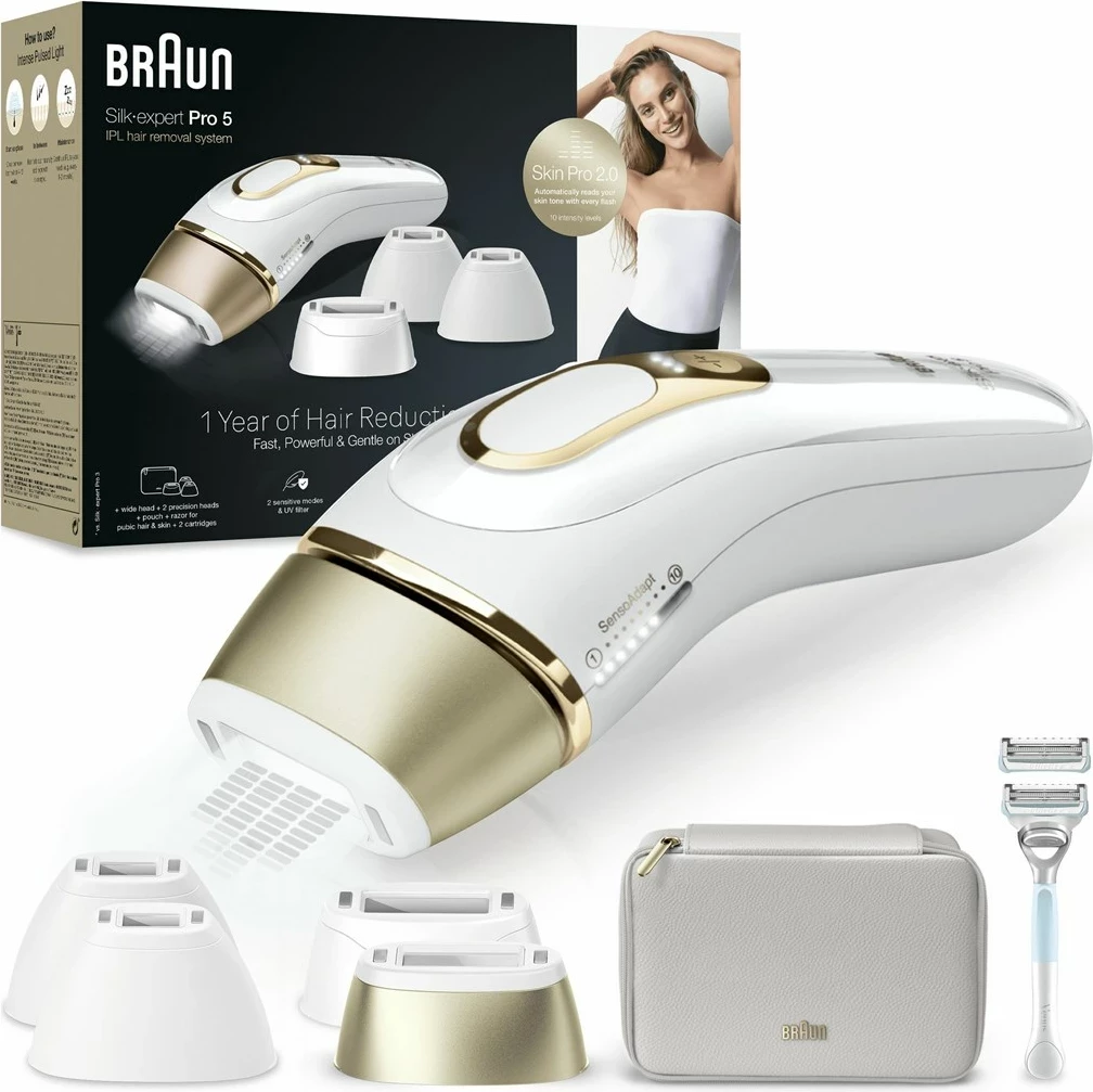 Brivnik Braun Silk-expert Pro PL5356, zlato in belo