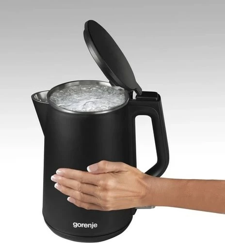 Električni čajnik Gorenje K15DWBK, 1,5 L, 2200 W, črn