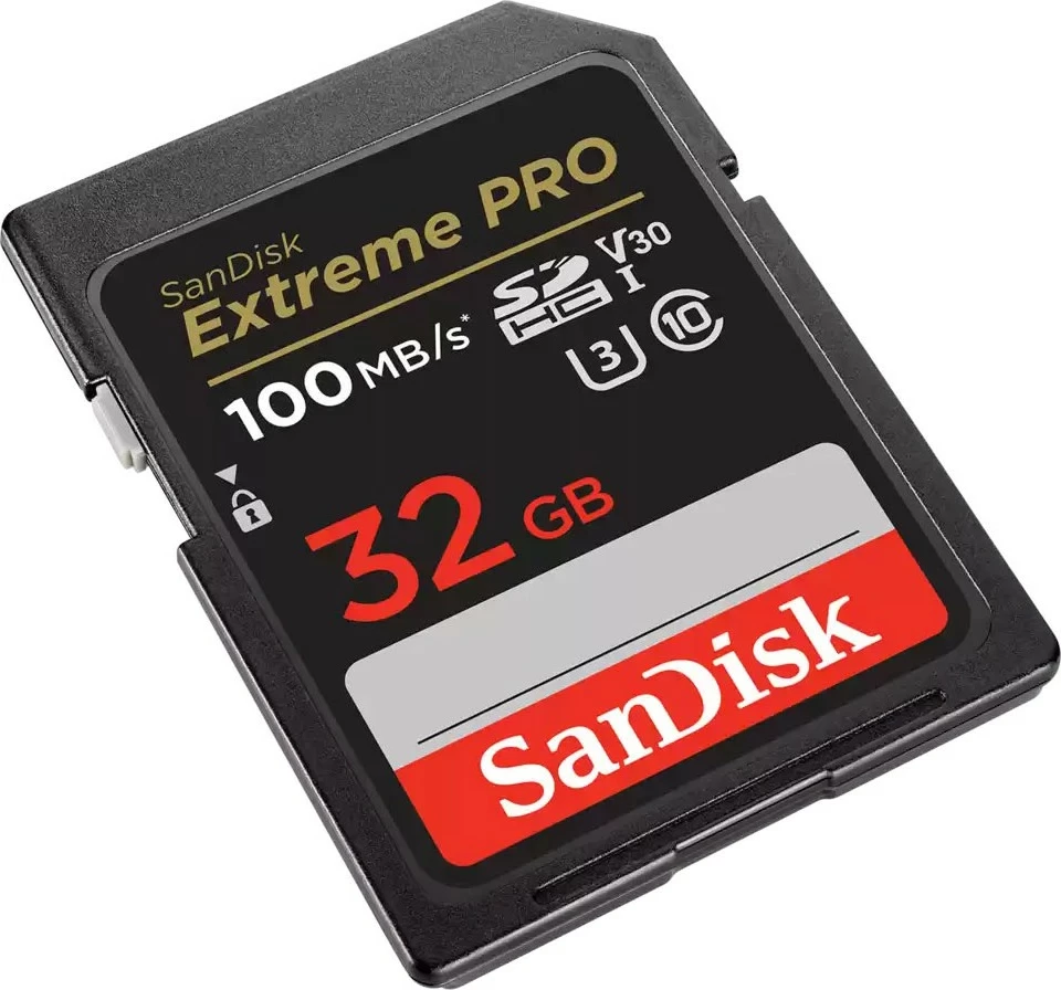 Visokozmogljiva kartica SanDisk Extreme PRO, 32 GB, SDHC, Class 10, UHS-I, črna Visokozmogljiva kartica SanDisk Extreme PRO, 32 GB, SDHC, Class 10, UHS-I, črna