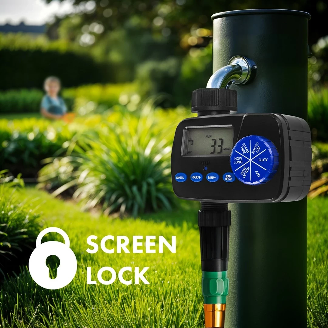 Elektronski kontroler za namakanje GreenBlue GB390, IP55, črn