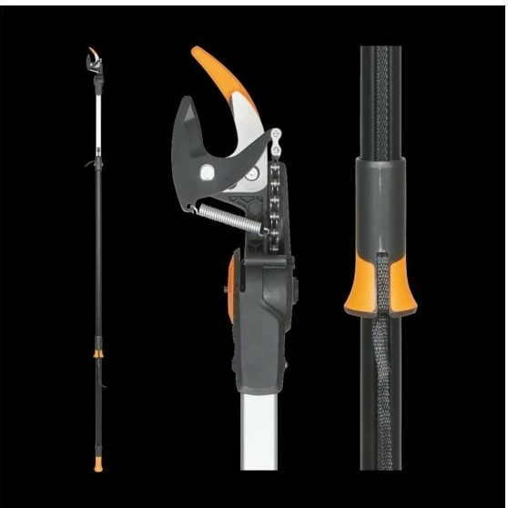 Teleskopski obrezovalnik Fiskars PowerGear X UPX86, črno/oranžen