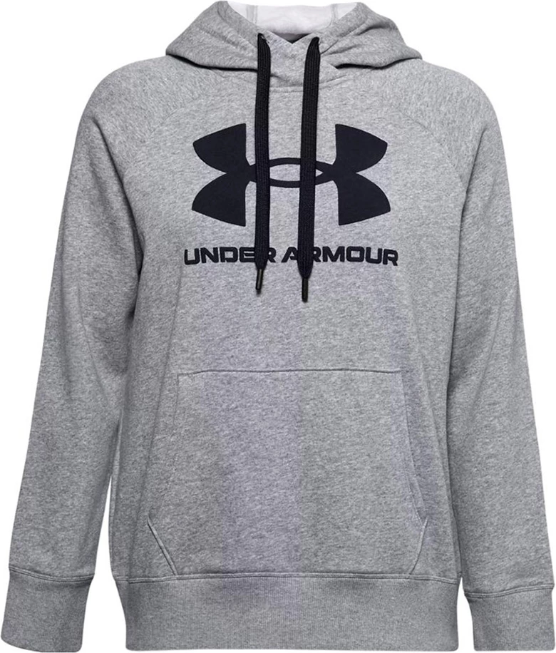Pulover s kapuco za ženske Under Armour, siv