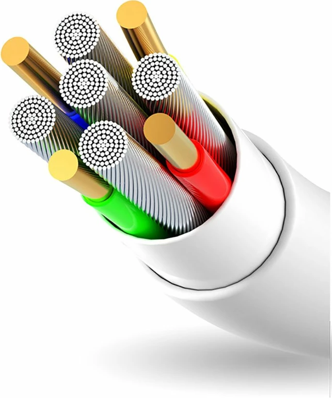 Kabel USB v Lightning Dudao L1L, 1 m, 3A, bel