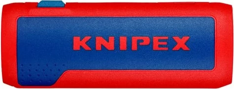 Prirezovalnik plastičnih cevi Knipex TwistCut, 100 mm, rdeče/moder
