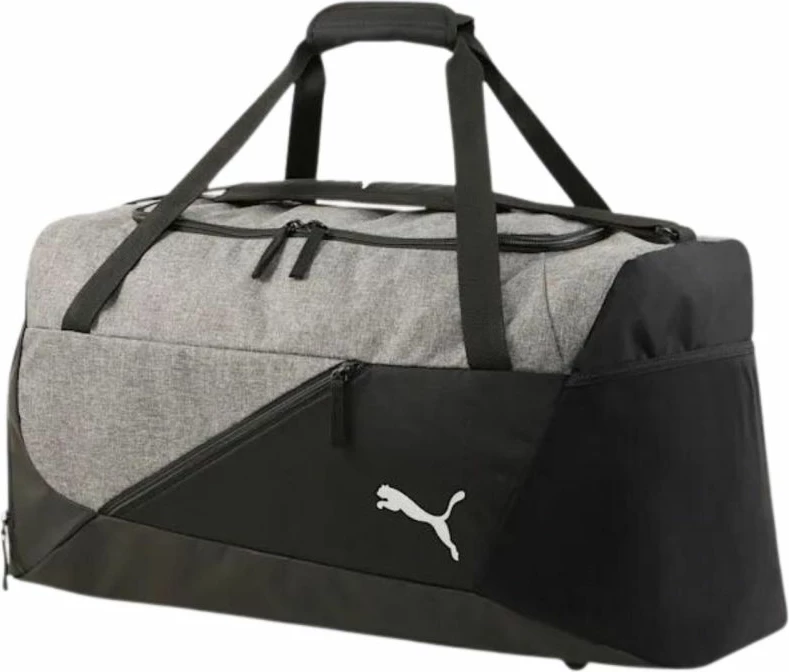 Teambag M športna torba, Puma, črno-siva